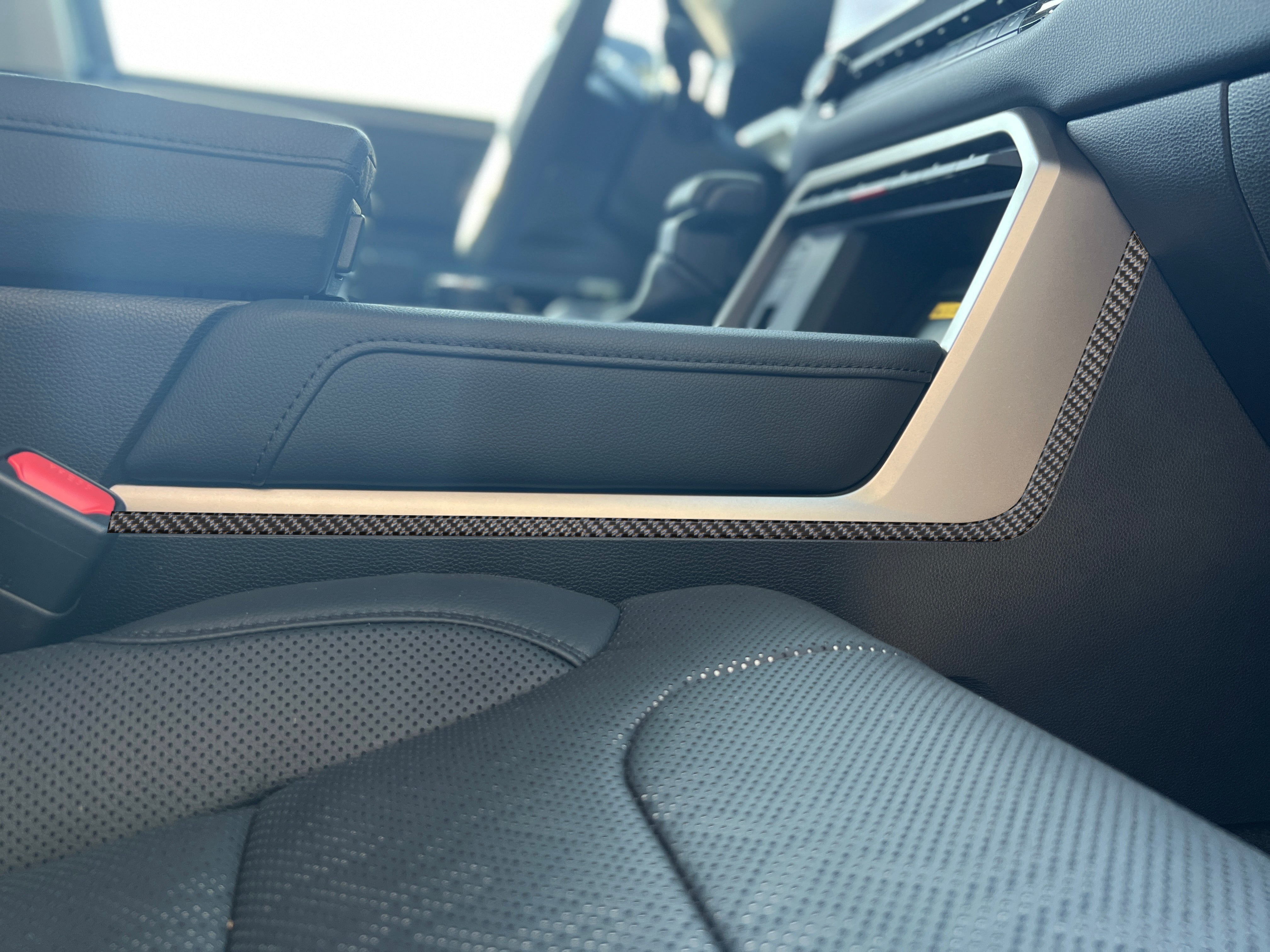 Center Console Side Accent Trim Fits 2022-2025 Toyota Tundra & 2023-2025 Toyota Sequoia