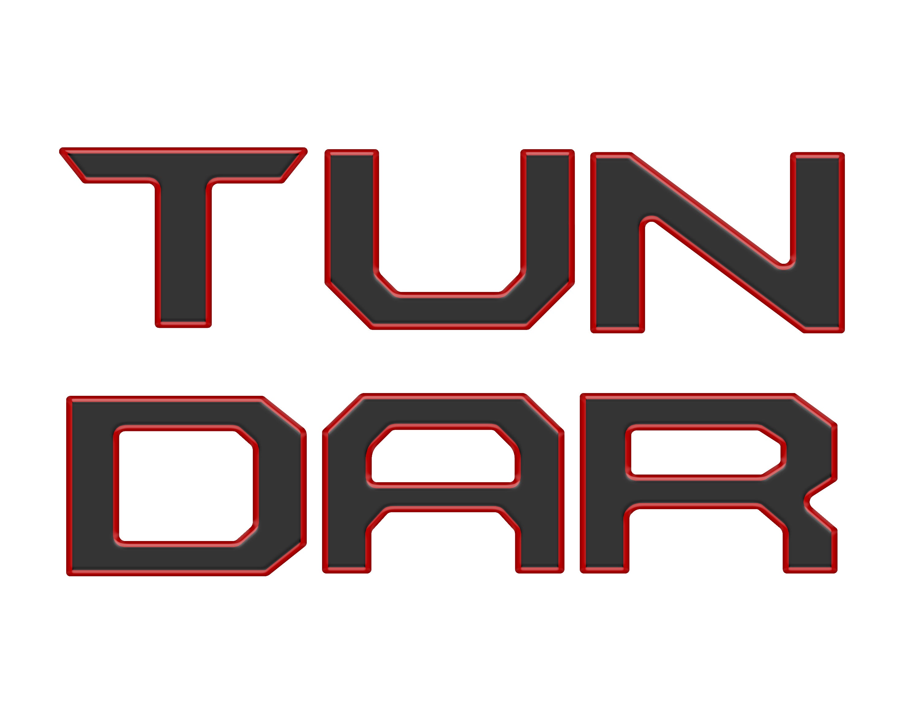 Tailgate Letter Inserts Fits 2022-2025 Toyota Tundra