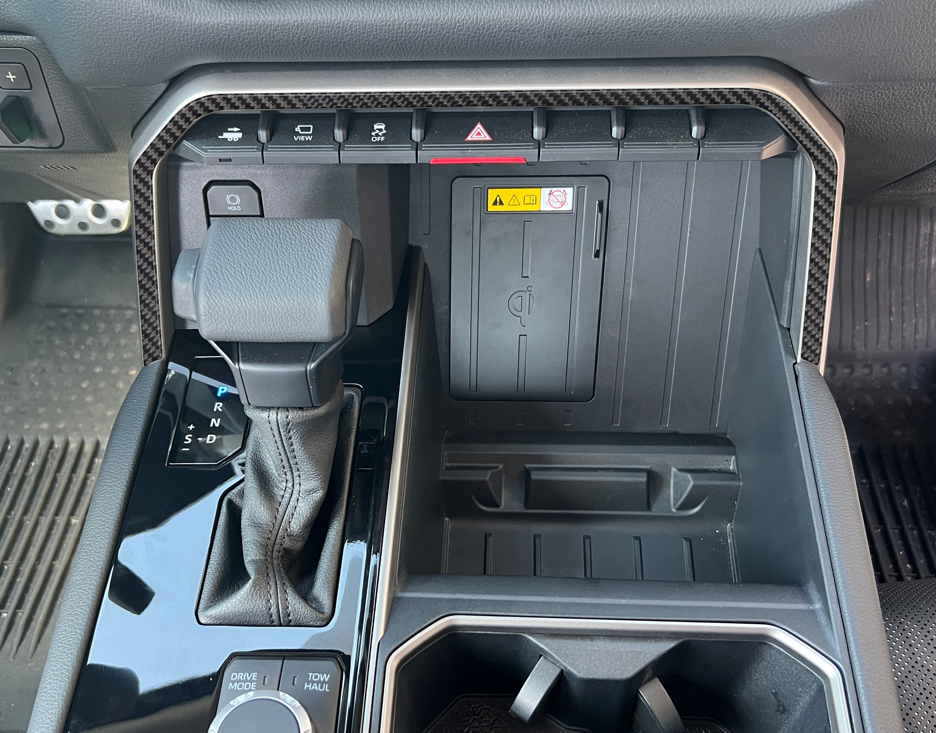 Upper Center Console Line Accent Trim Fits 2022-2025 Toyota Tundra & 2023-2025 Toyota Sequoia