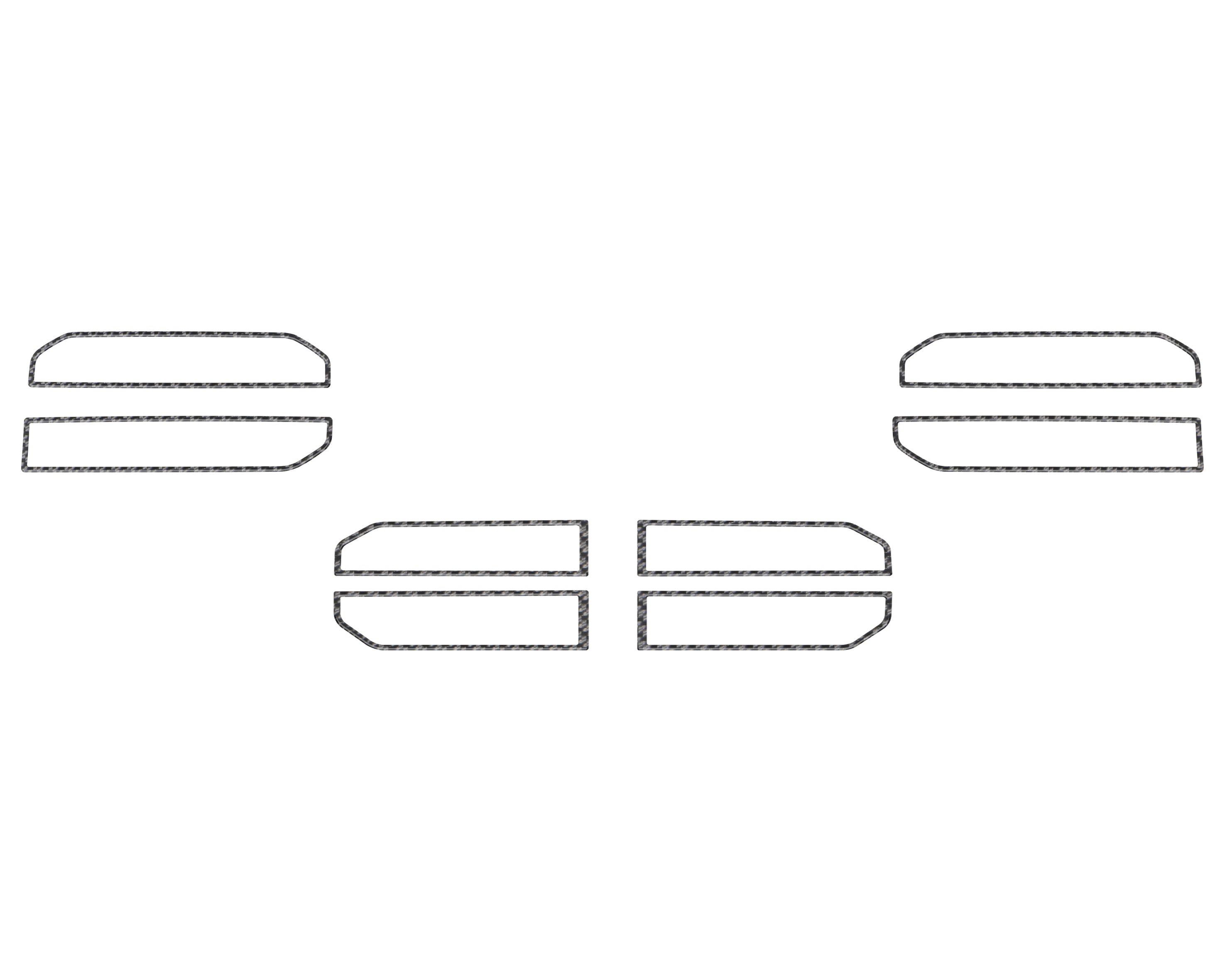 A/C Vent Accent Trim Fits 2022-2025 Toyota Tundra & 2023-2025 Toyota Sequoia