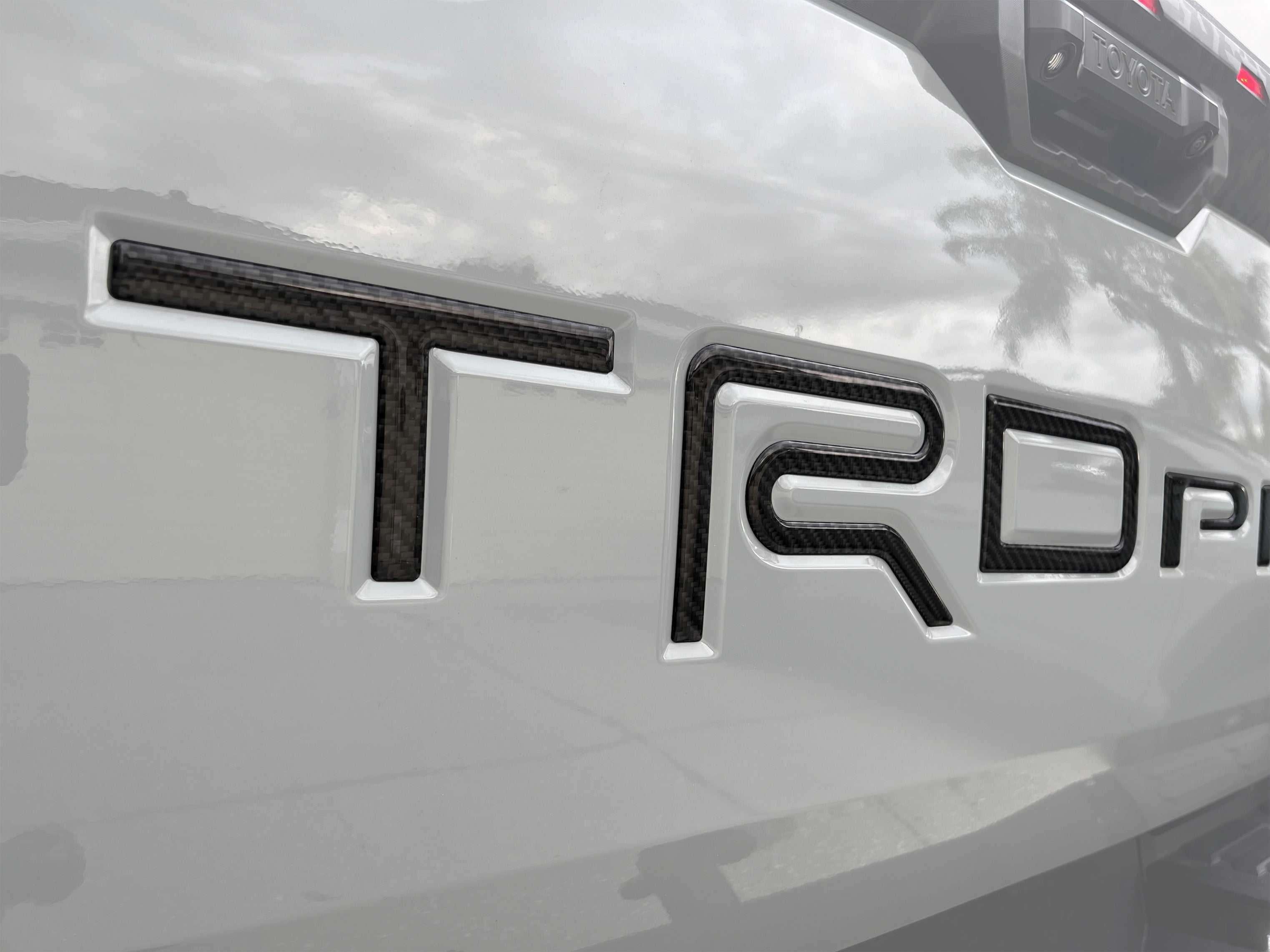 TRD Pro Tailgate Letter Inserts Fits 2022-2025 Toyota Tundra