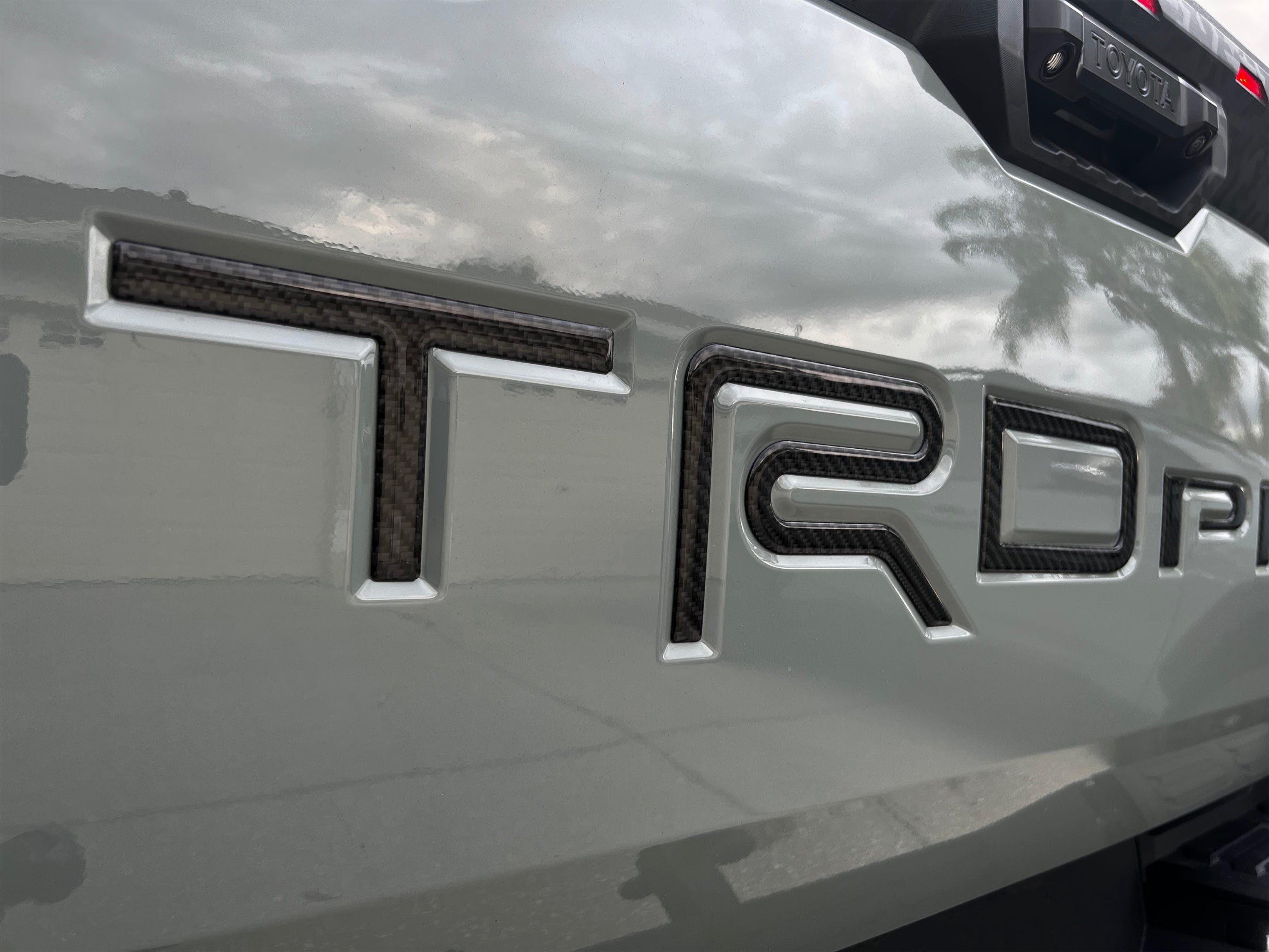 TRD Pro Tailgate Letter Inserts Fits 2022-2025 Toyota Tundra