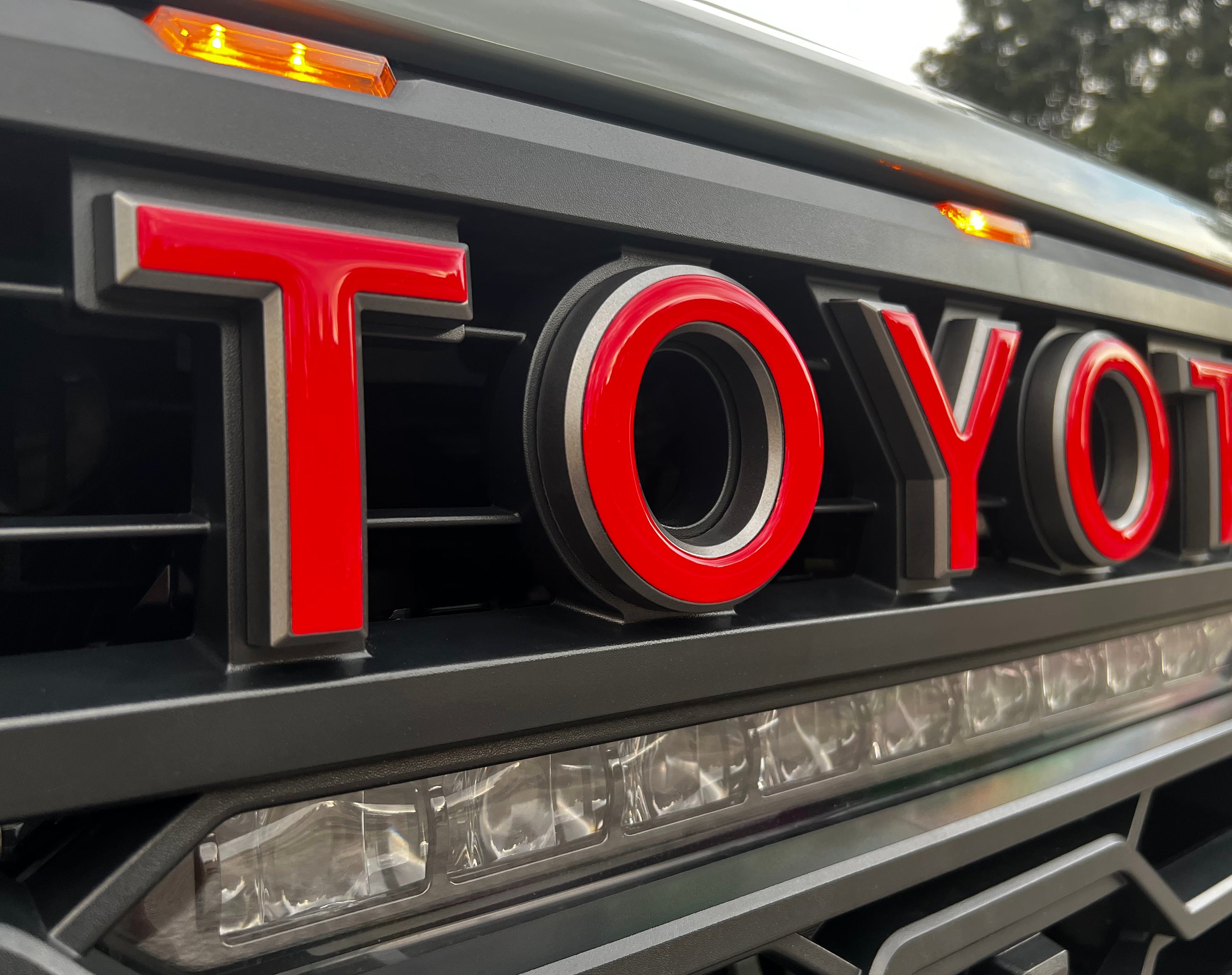 TRD Pro Grille Letter Overlays Fits 2022-2025 Toyota Tundra & 2023-2025 Toyota Sequoia
