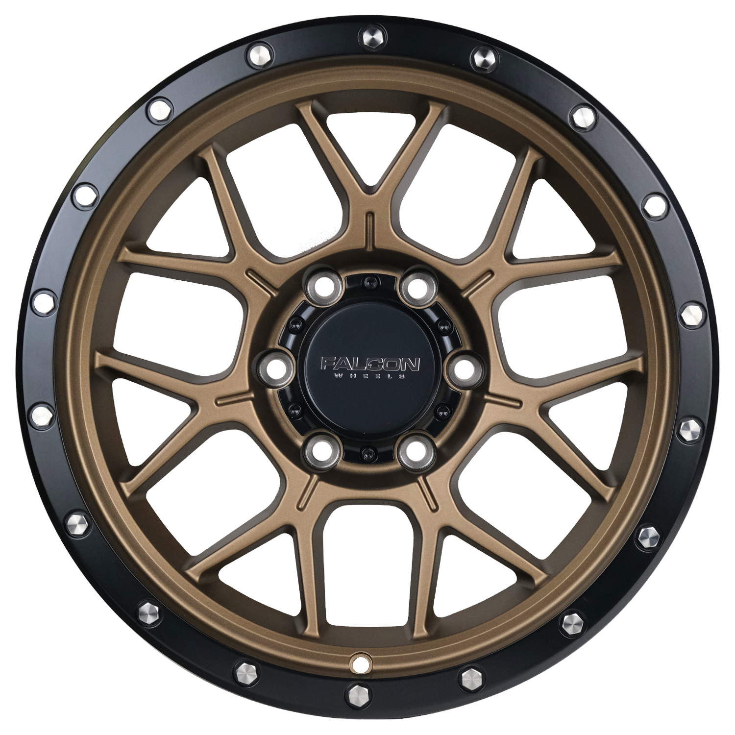 Falcon Wheels TX - Titan Matte Bronze 17x9