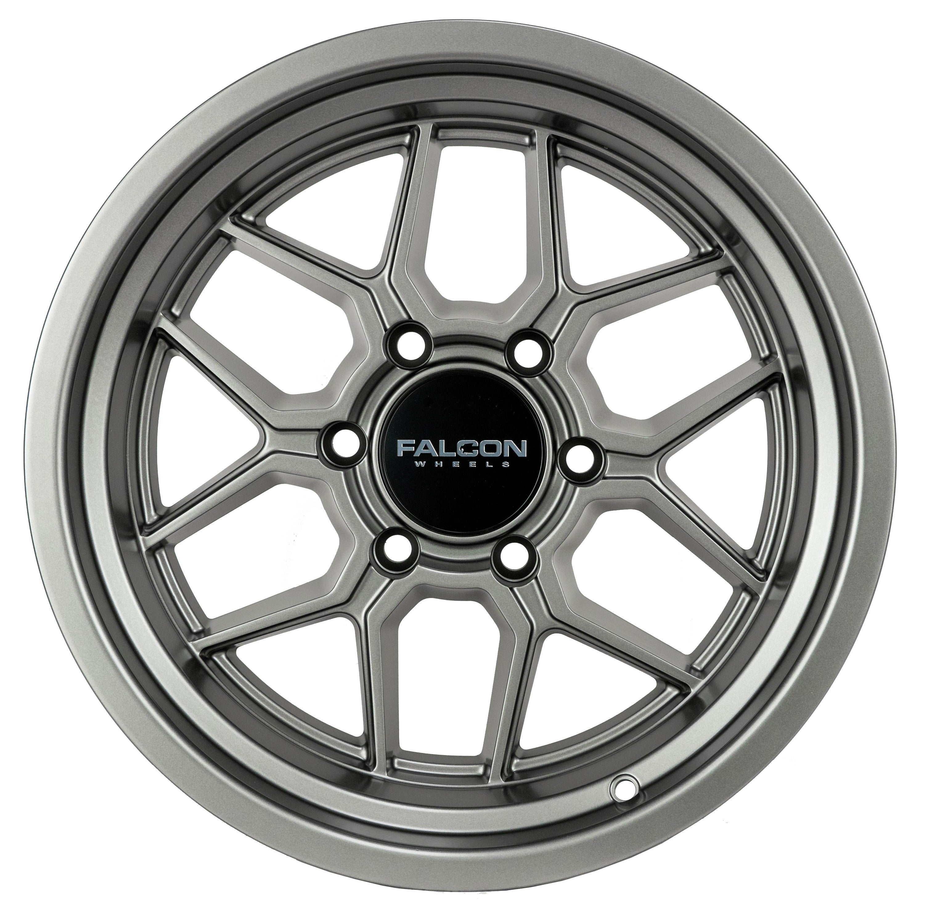 Falcon Wheels TX1 - Apollo Matte Gunmetal 17x9