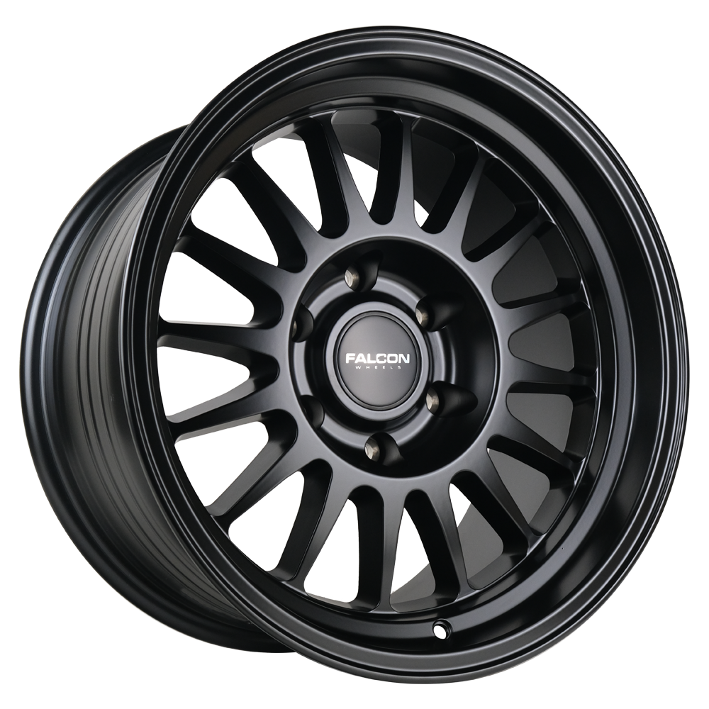 Falcon Wheels TX2 - Stratos Matte Black 17x9