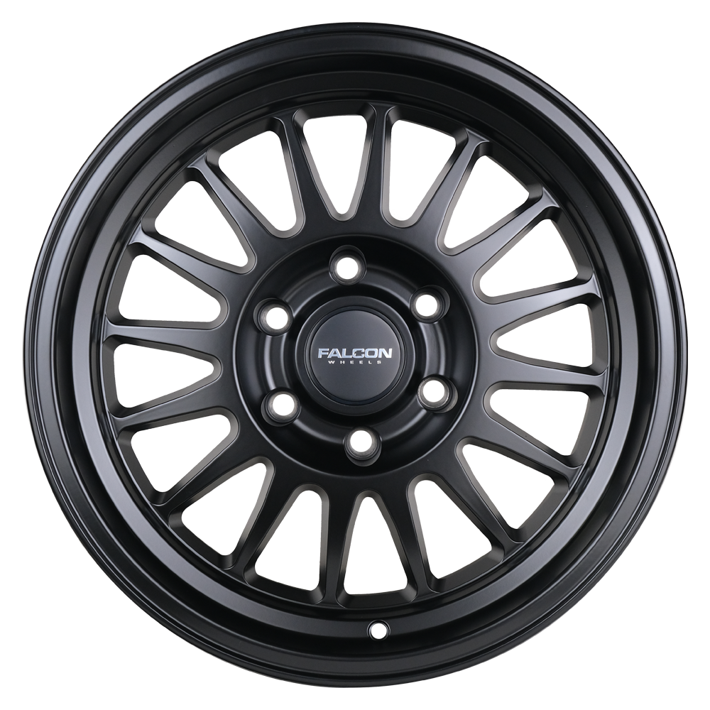 Falcon Wheels TX2 - Stratos Matte Black 17x9