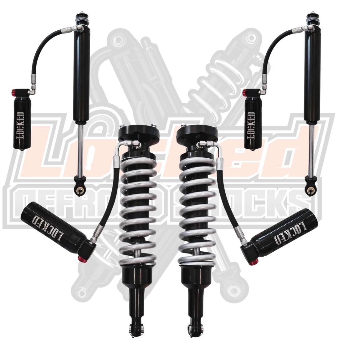 Locked Offroad 2.5" Coilover Lift Kit for 2005–2023 Toyota Tacoma