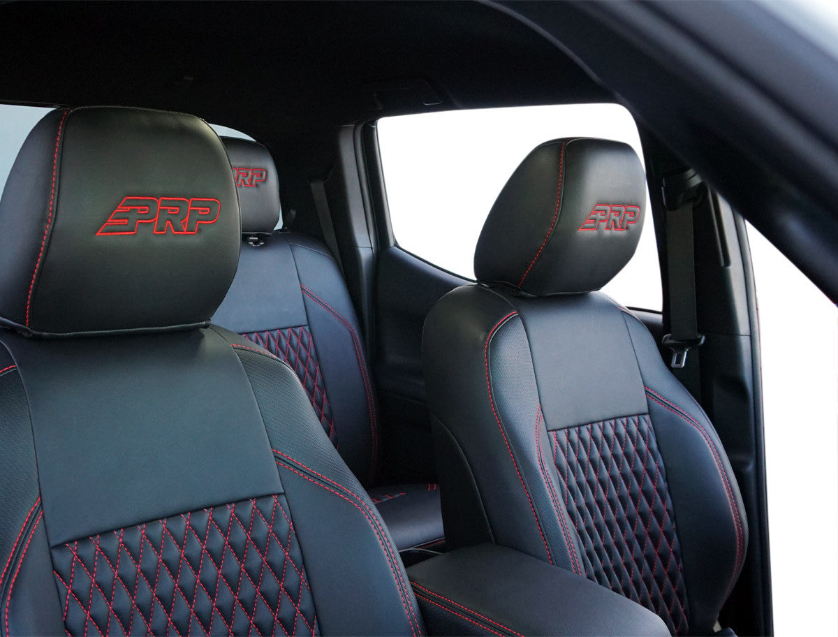 PRP Front Seat Covers with Electric Seat Adjusters Pair for 2016–2023 Toyota Tacoma