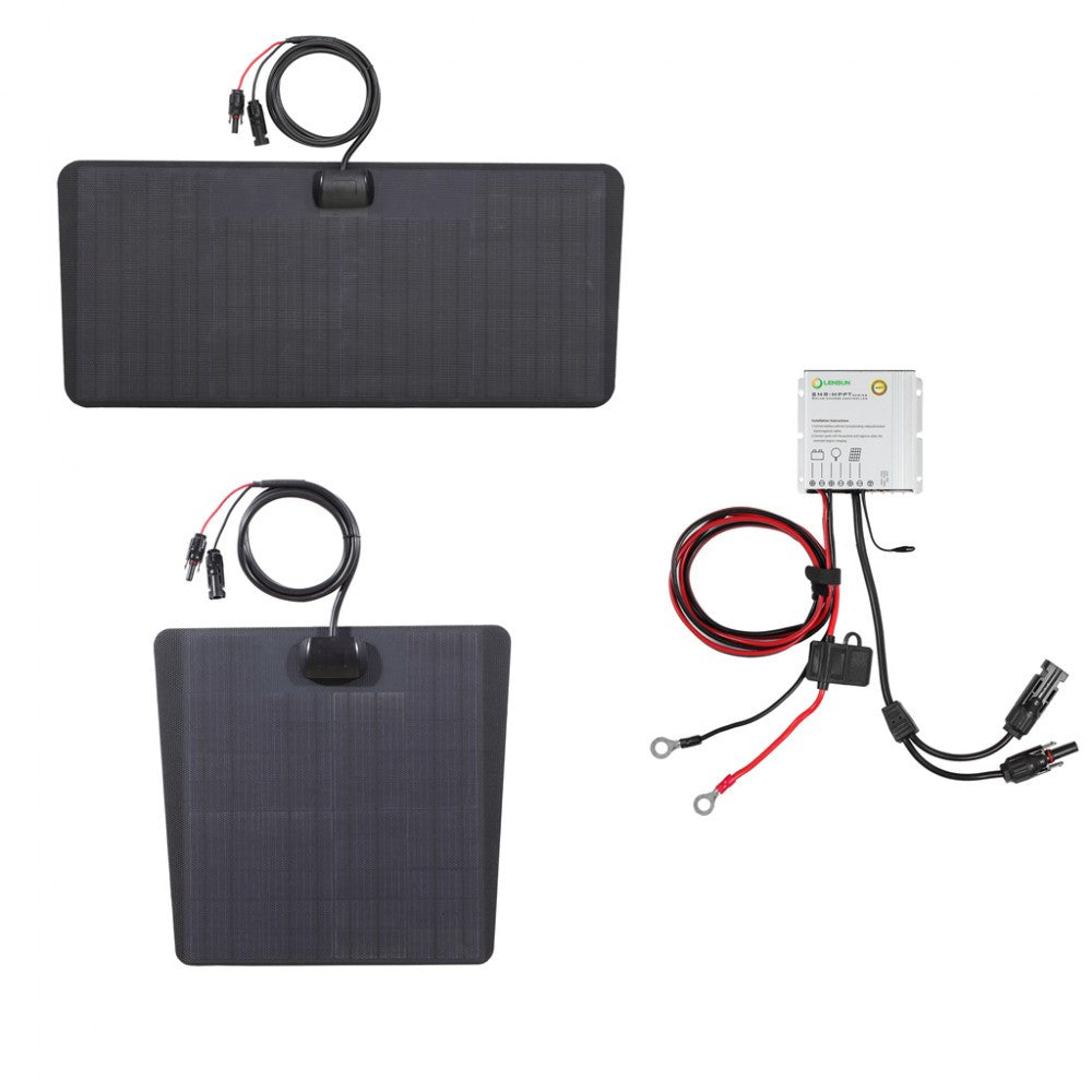 50w 20w+30w Hood Solar Panel for 2016–2023 Toyota Tacoma Sport