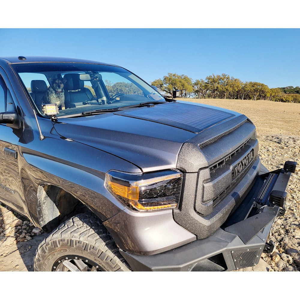 90w 12v Hood Solar Panel for 2014–2023 Toyota Tundra