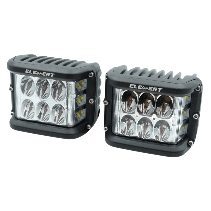 SRQ Fabrications Offroad Led Side Shooter Ditch Light Pods (Pair)