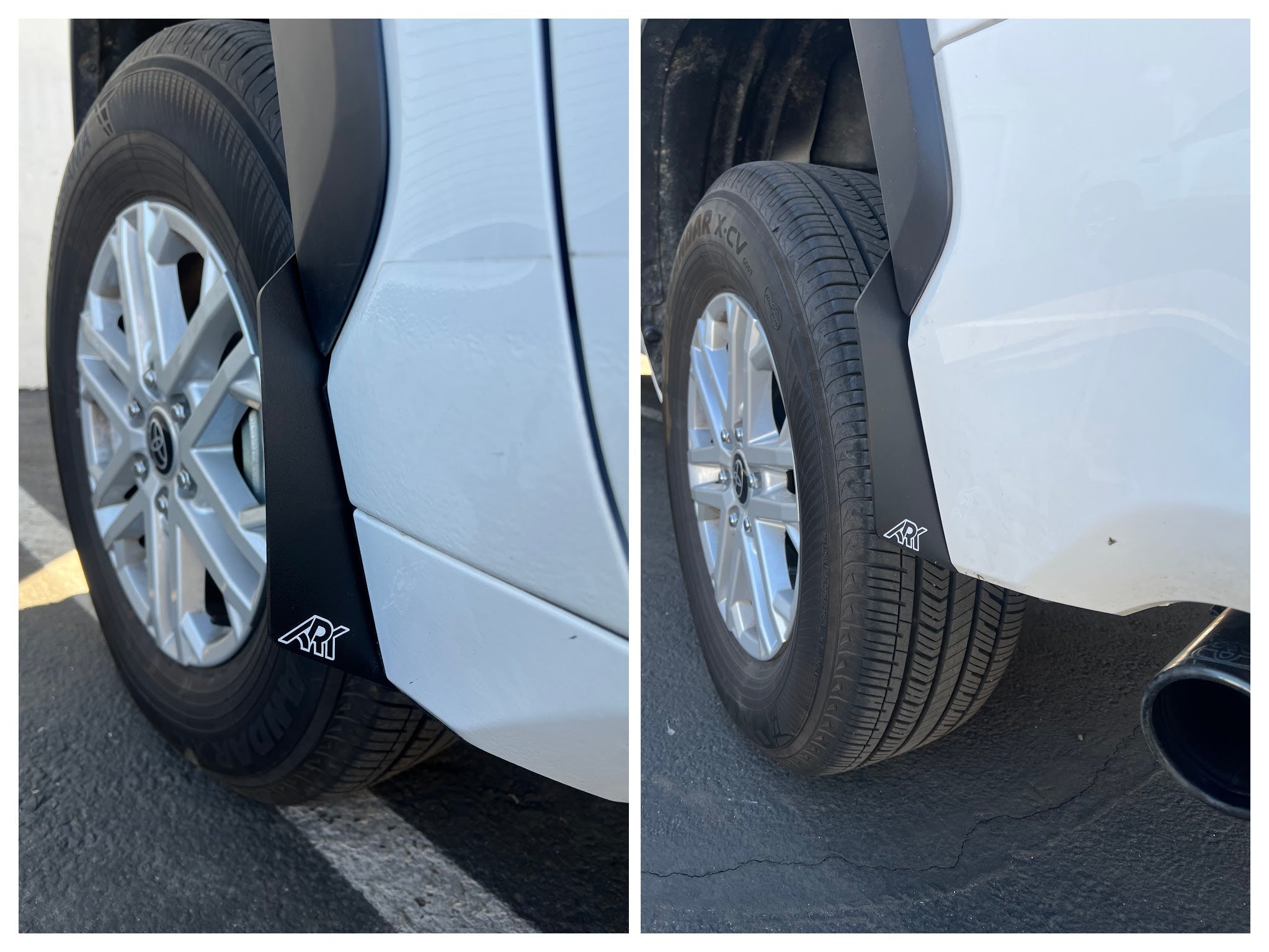 Ark Splash Guards TriXpoly Micro Flares for 2022+ Toyota Tundra