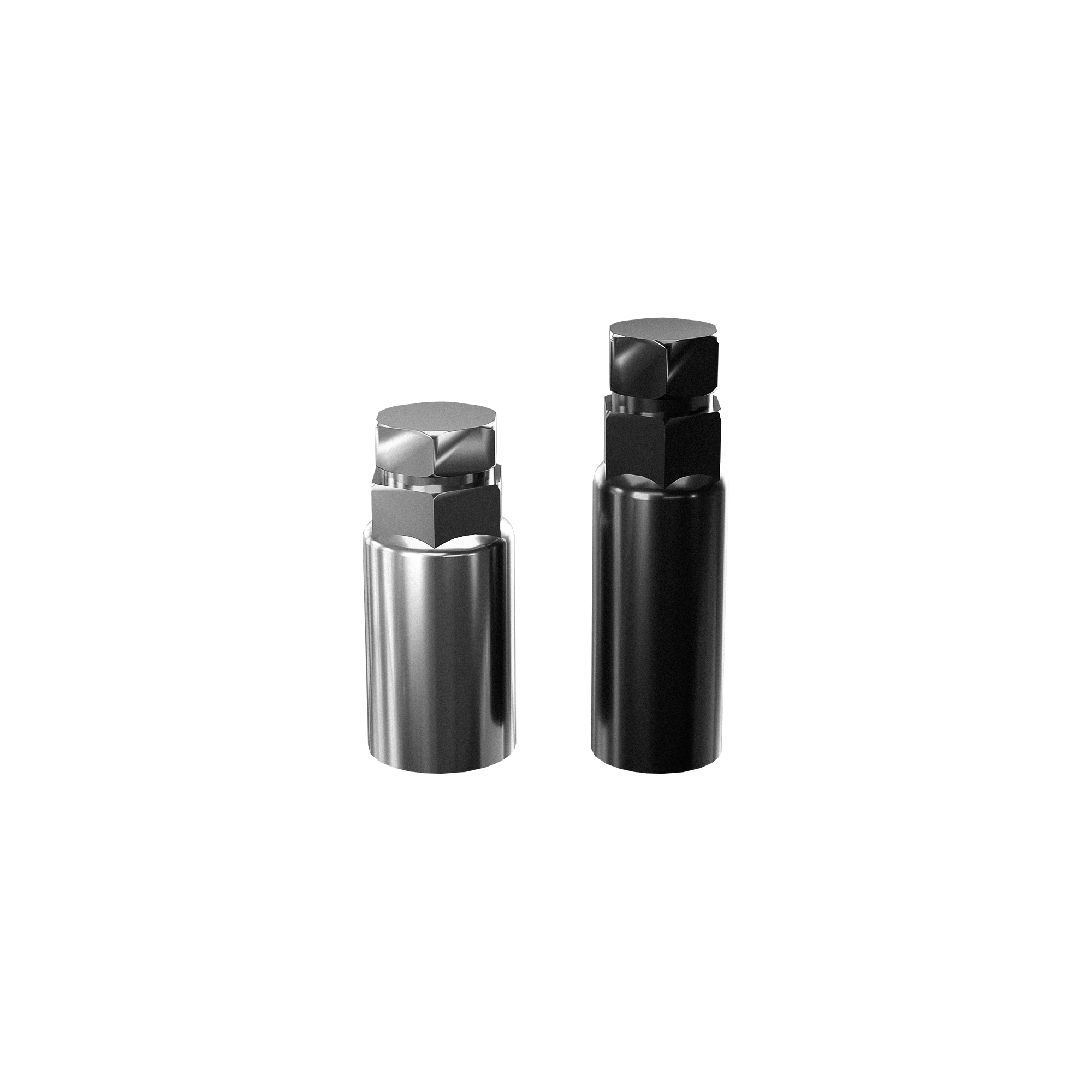 Steel Lug Nuts / Matte Black