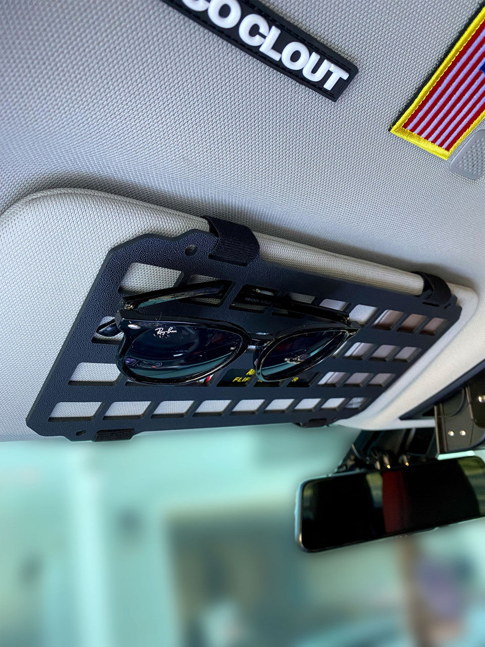 Taco Clout Tactical Molle Panel for Sun Visor