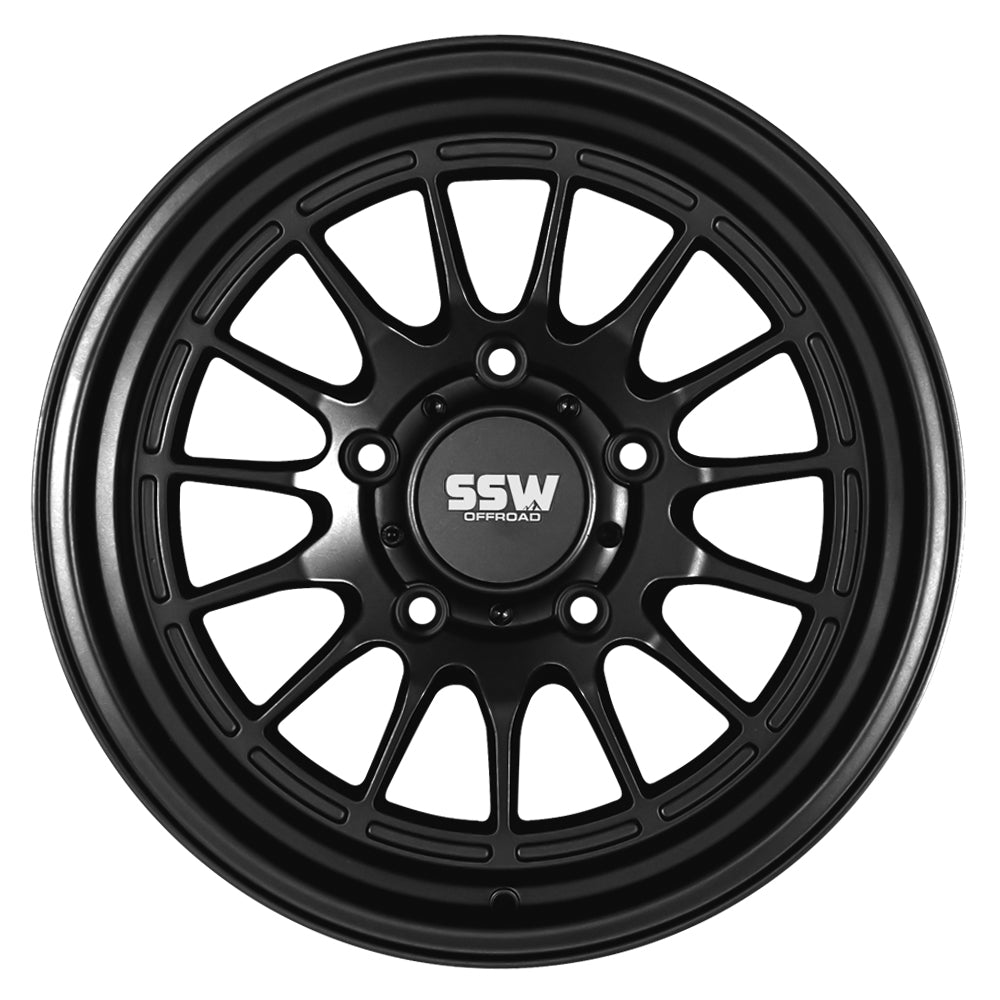 SSW Off-road Dakar in Matte Black - 17x9.0 with +0 Offset (5 Lug)