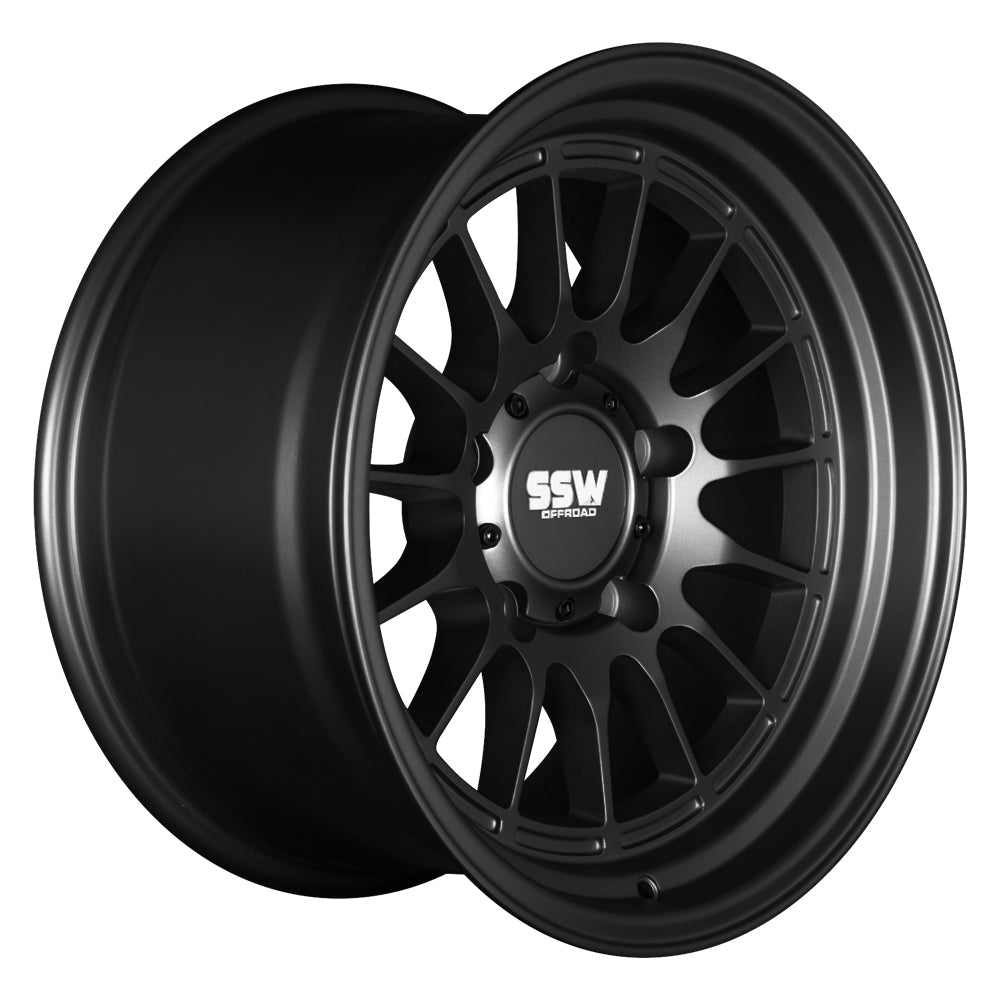 SSW Off-road Dakar in Matte Black - 17x9.0 with +0 Offset (5 Lug)
