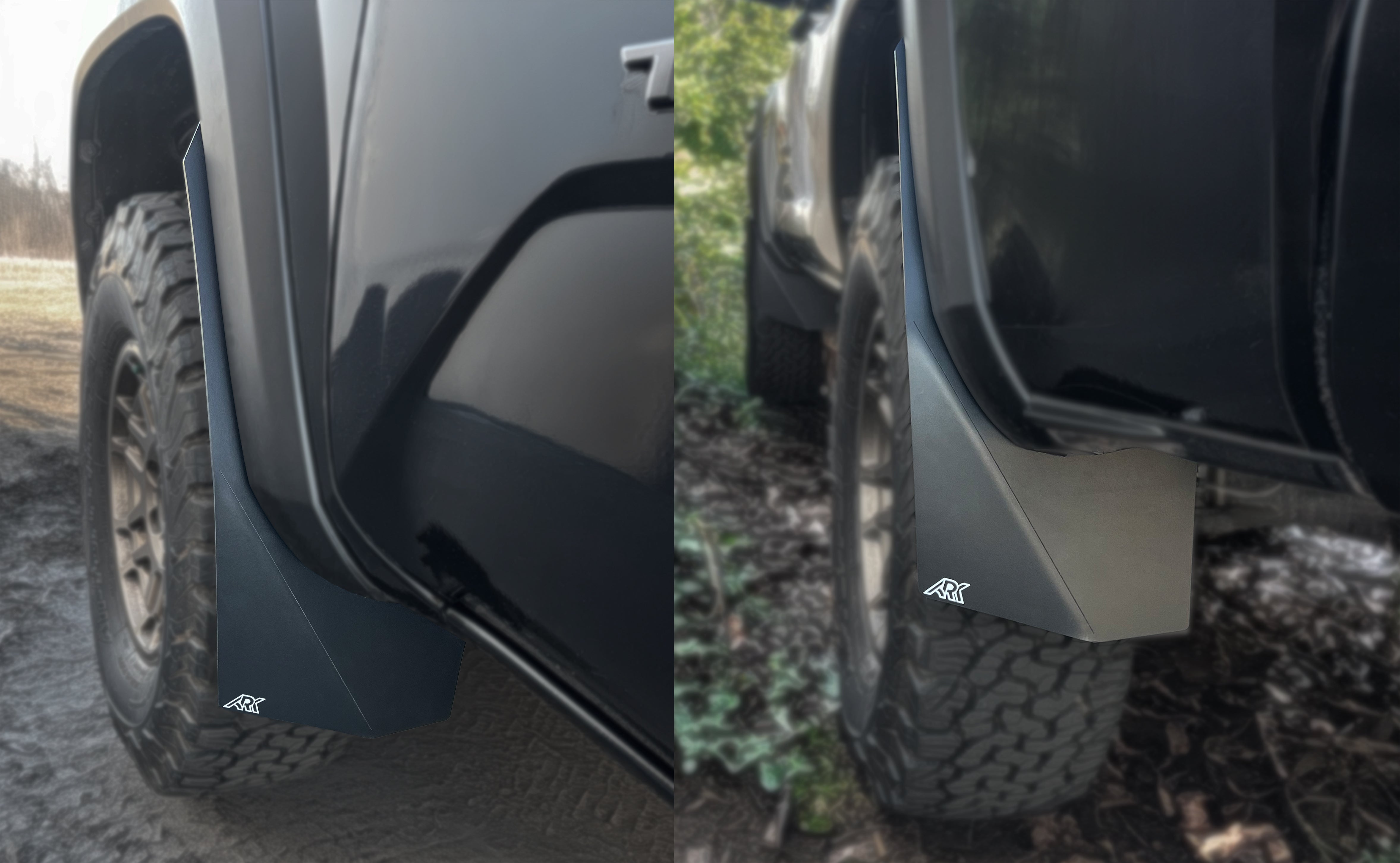 Ark Splash Guards TriXpoly Mudflaps for 2016–2023 Toyota Tacoma