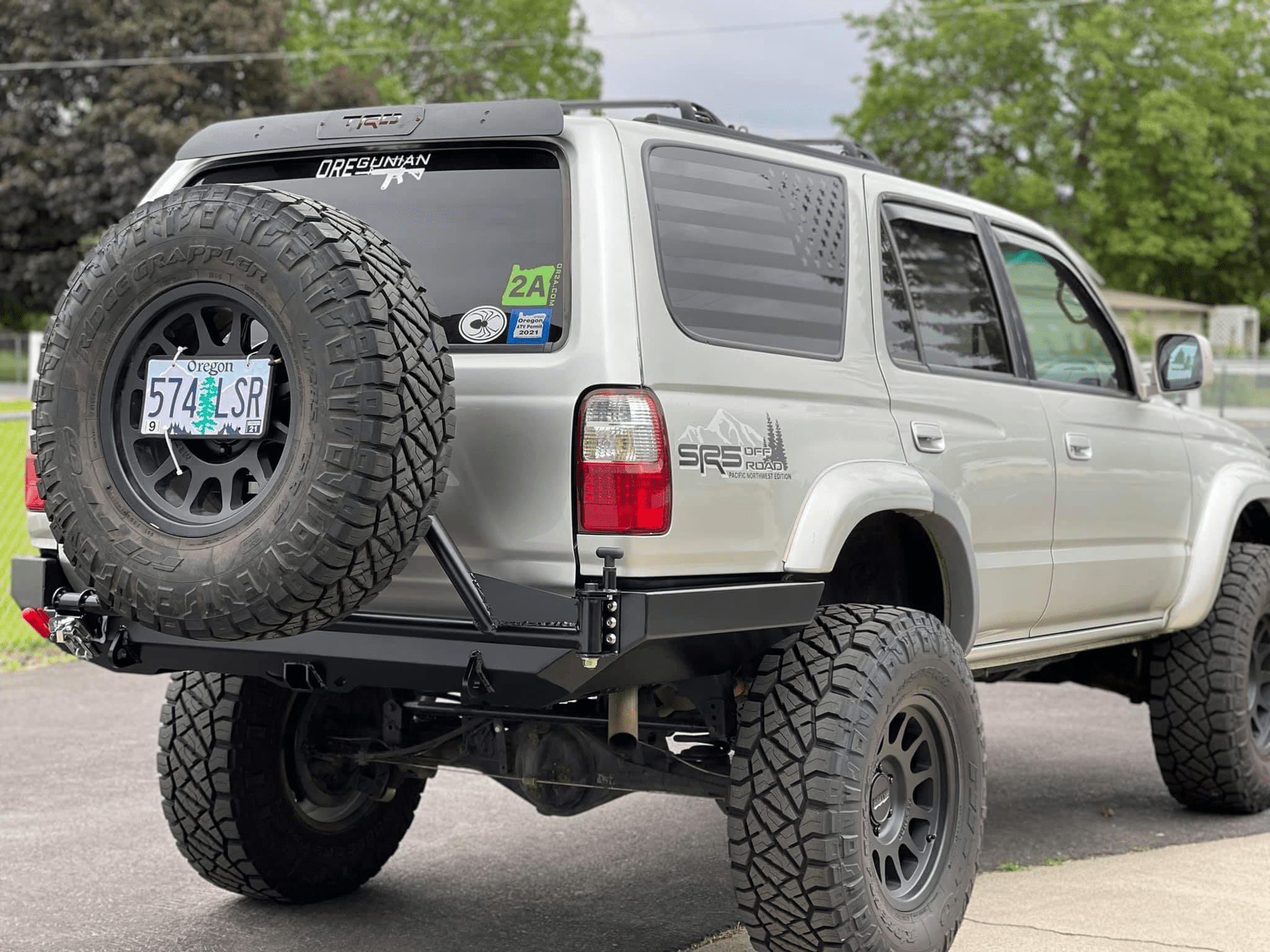 SRQ Fabrications Plate Rear Bumper for 1996–2002 Toyota 4Runner