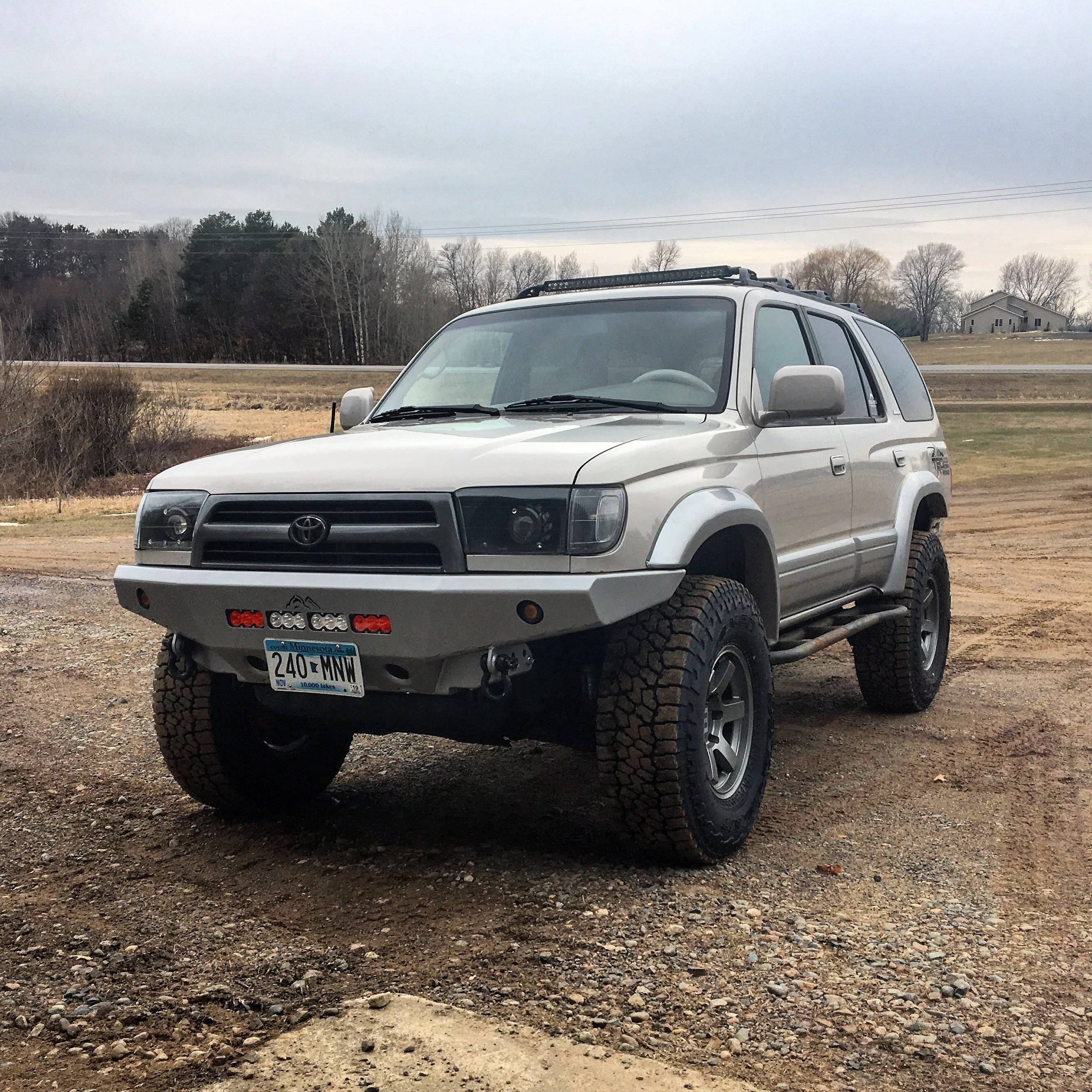 SRQ Fabrications Alpha Front Bumper - DIY Kit for 1996–2002 Toyota 4Runner
