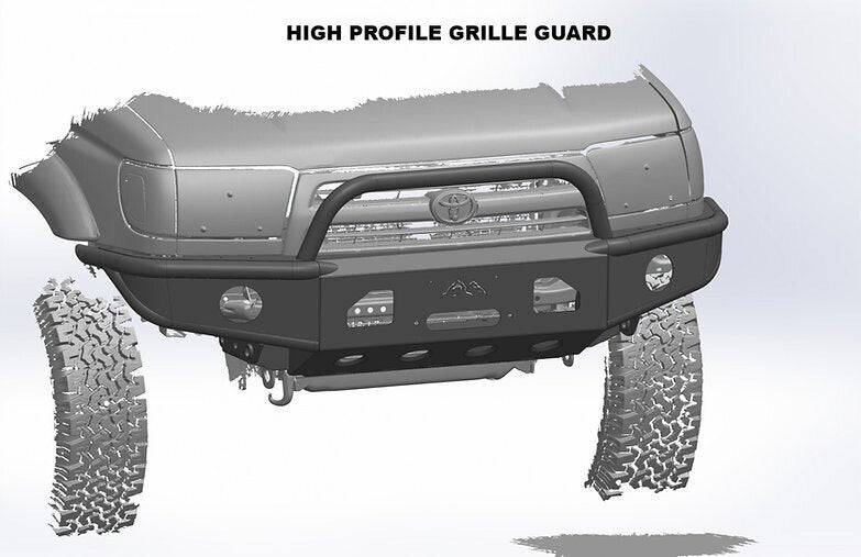SRQ Fabrications Alpha Front Bumper - DIY Kit for 1996–2002 Toyota 4Runner