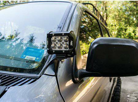 SRQ Fabrications Ditch Light Brackets for 1996–2002 Toyota 4Runner